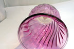 Pink Ribbed Vase Glass 8" high Valentines day 1 800 Flowers