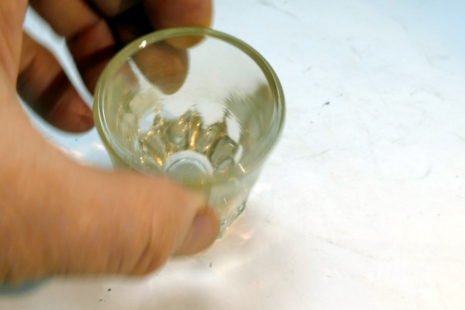 Rock Shot Clear Glass Thick Weighed Bottom 1 oz - New Orleans Style