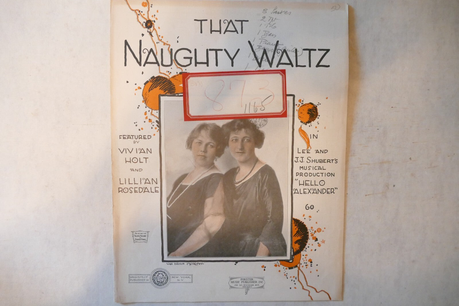 That naughty waltz sheet music 1930, edwin stanley, sol p. levy, forster music publisher inc