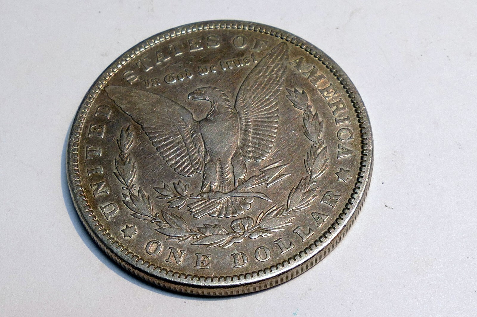 1881 Silver Morgan Dollar  coin  -  Philadelphia Mint Full Liberty - fine