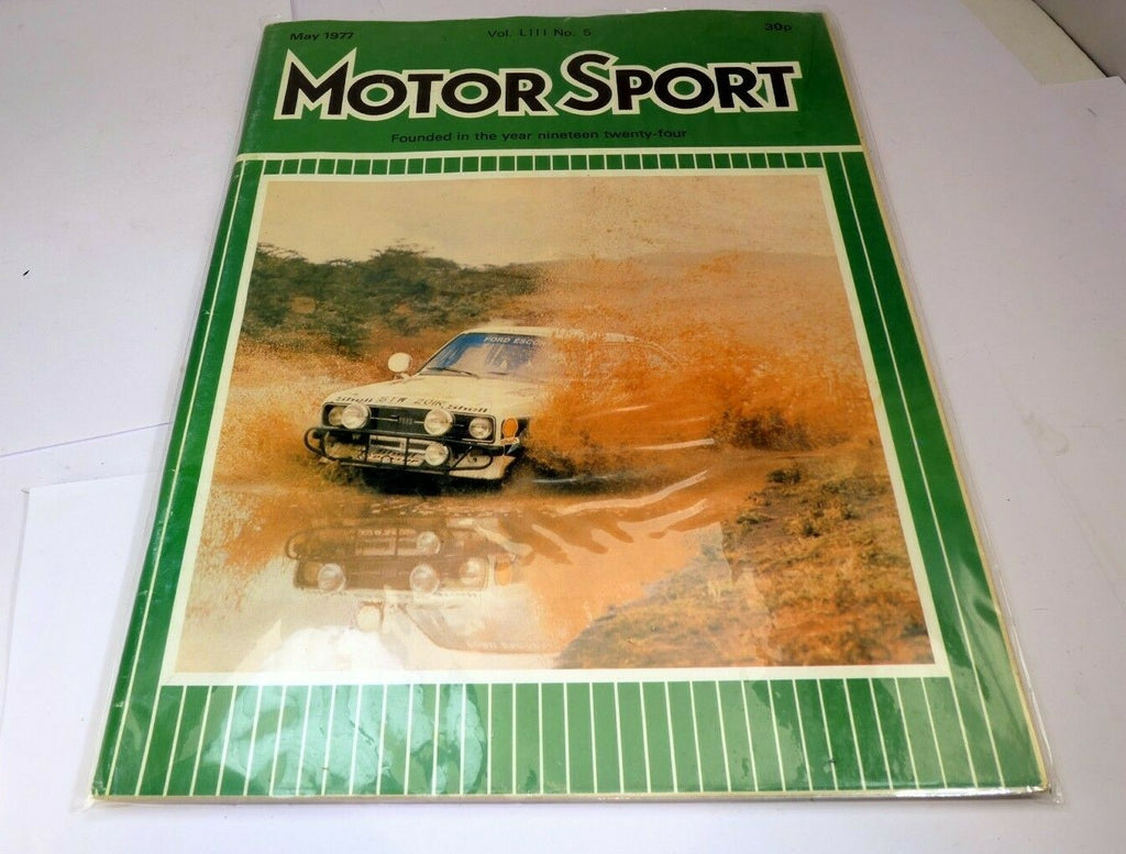 Motor sport magazine may 1977