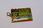 Grand Princess Cruises Australia Souvenir Charm 3.5X4.5cm koala kangaroo pendant