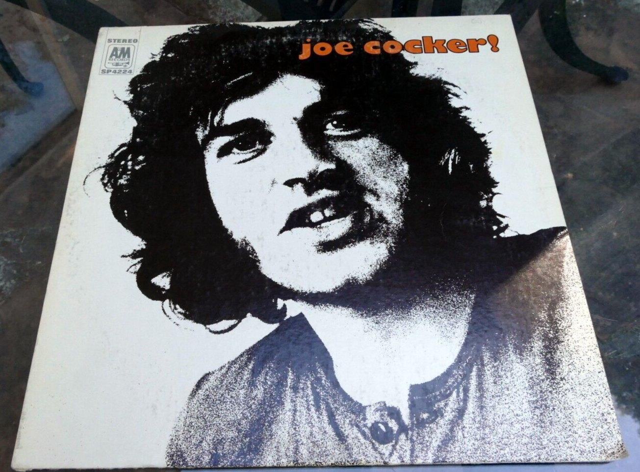 Joe cocker self titled record 33 rpm vinyl lp sp 4224 a&m 1969 vg