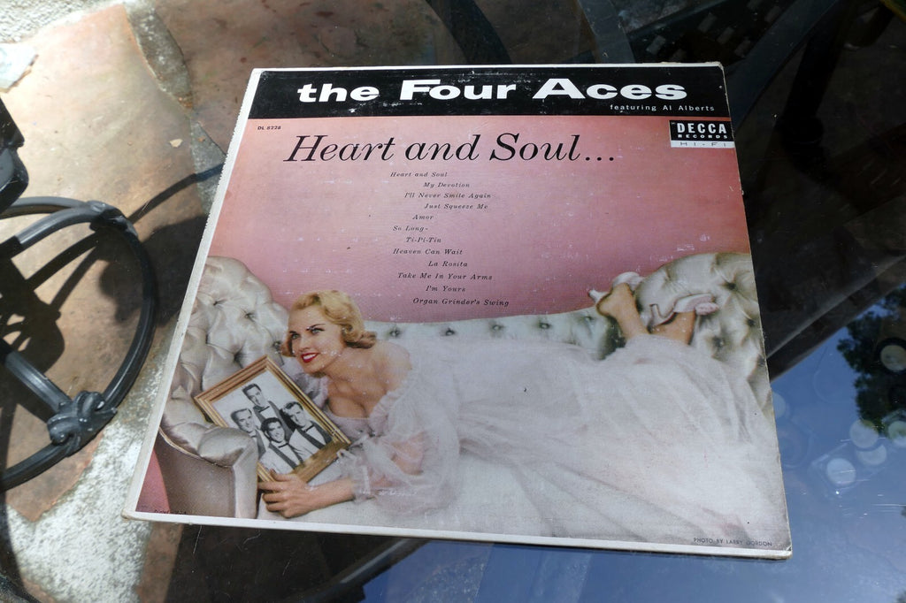 Four Aces Heart And Soul Record Album Vinyl LP DL 8228 Decca 1956