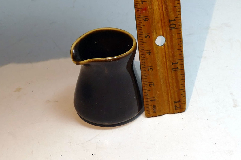 Miniature 4cm tall brown Milk Creamer Pitcher