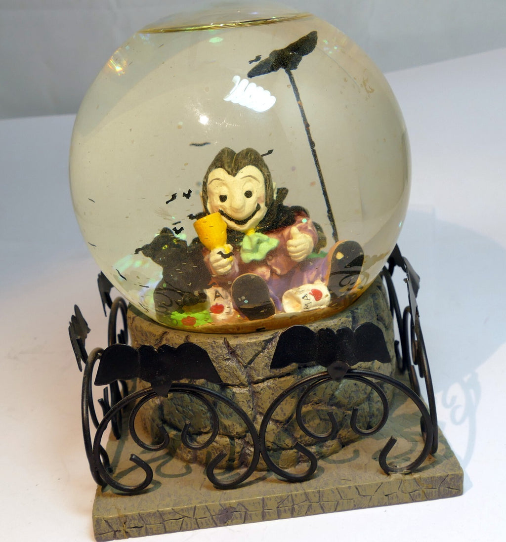 Halloween snow water globe bats witch cat mato vampire bats