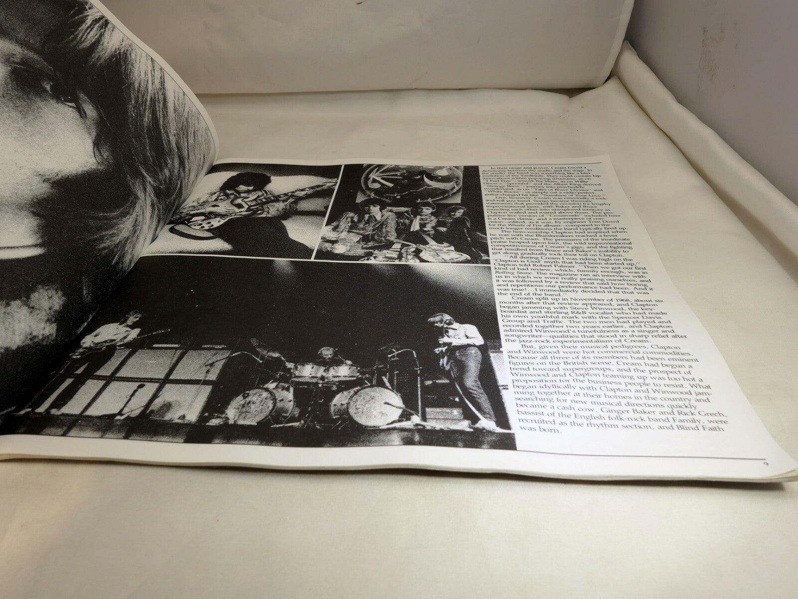 Eric Clapton crossroads 1988 book insert Polydor STDLCPTON K1