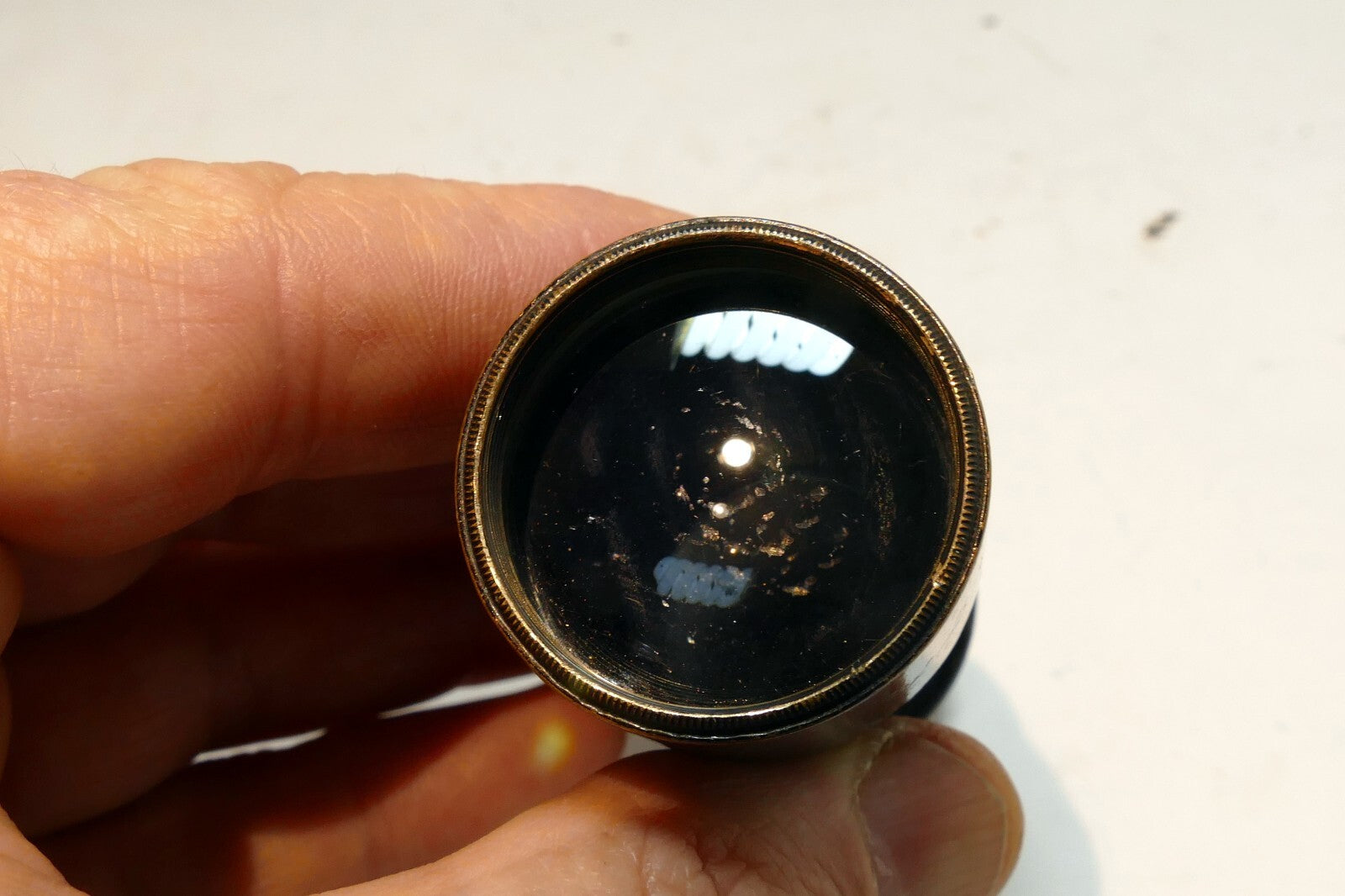 Antique Telescope Brass Nautical Spyglass 19th century compact