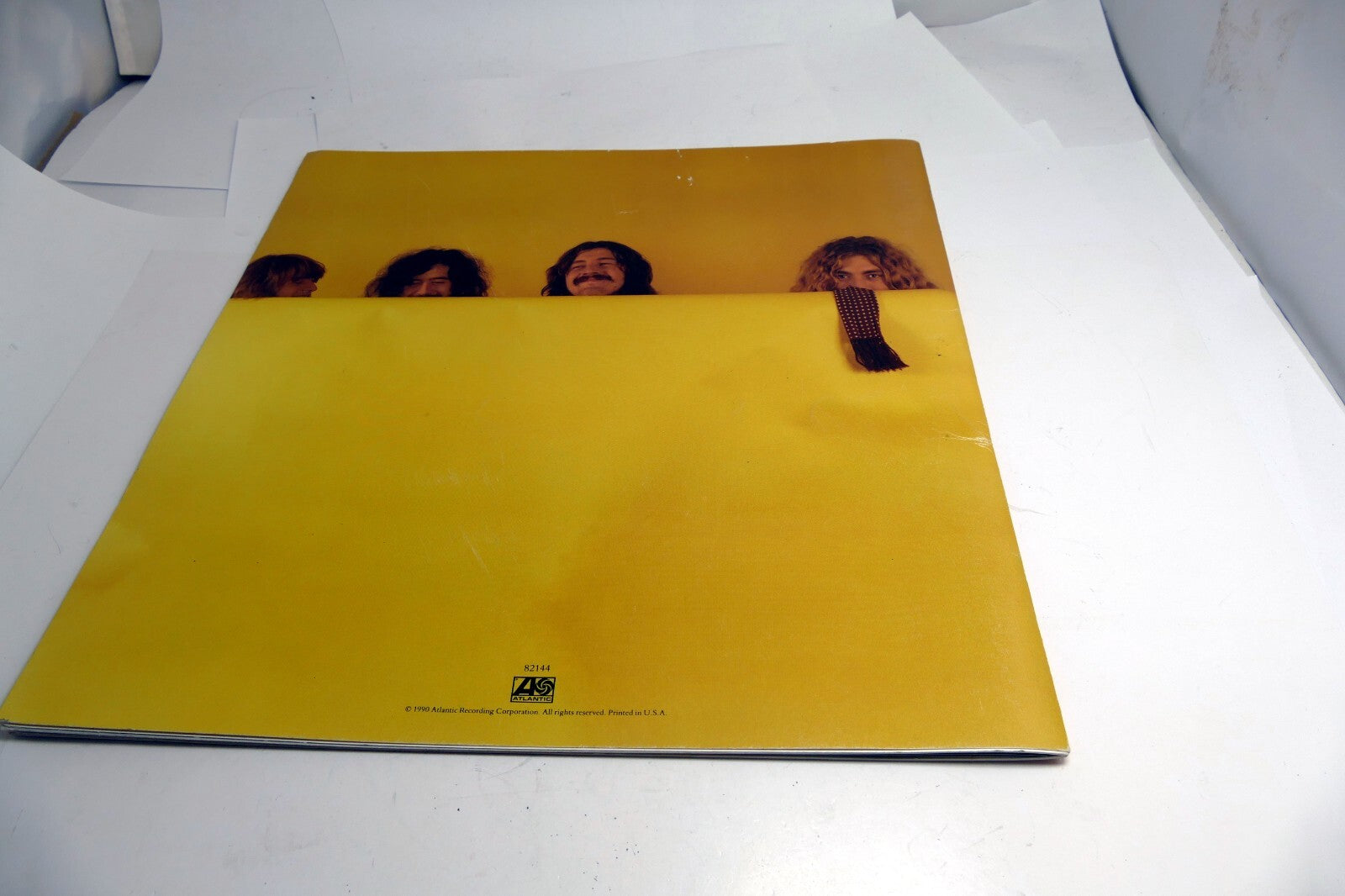 Led Zeppelin  booklet  Inlay from LP 1990 82144  36 pages with fold out poster