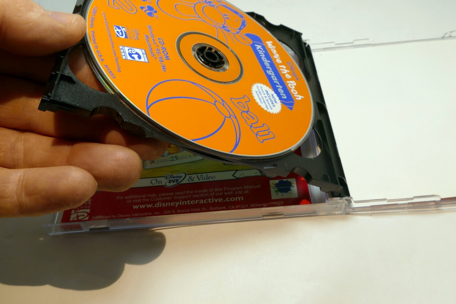 Disney LEARNING Ages 4-6 Kindergarten Deluxe 2 Disc CD-ROM SET Interactive 2000