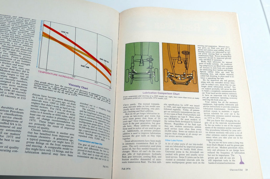 Fall 1974 Chevron USA Travel Club Magazine Elegant Hotels Autumn Harvest Cruise