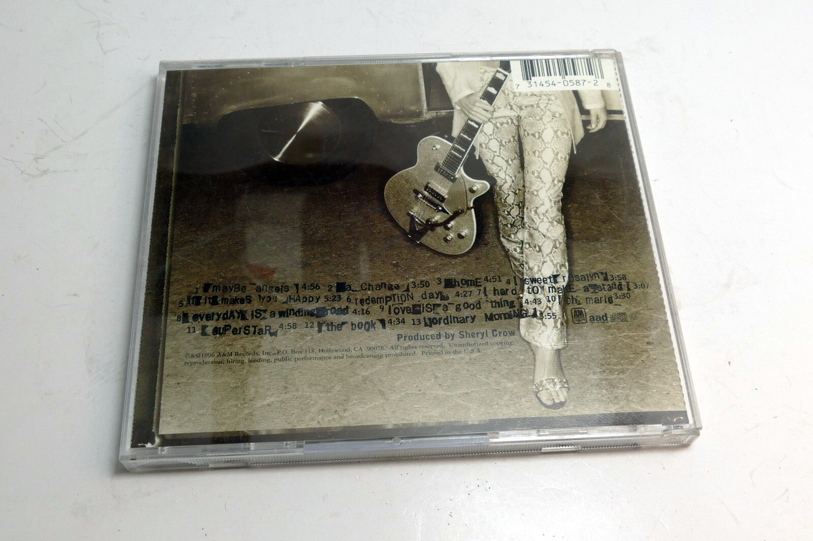 Sheryl Crow [CD only] 1995 A&M 31454 0126 4/2 Tuesday Night Music club