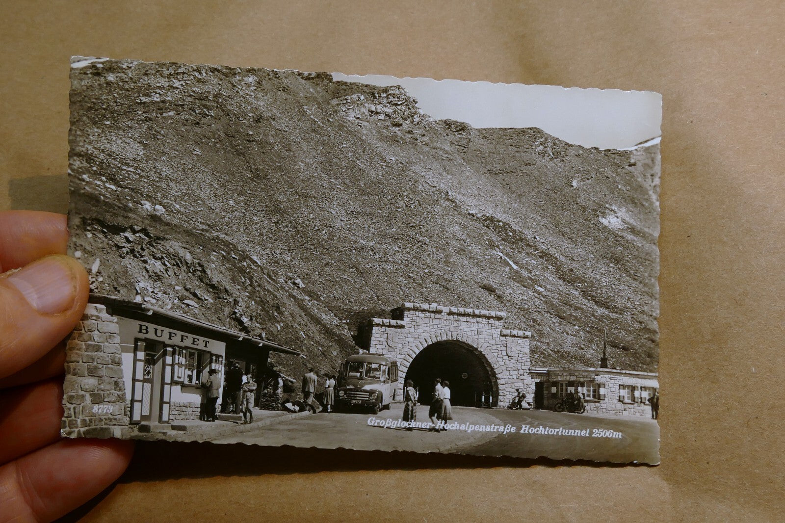 Grossglockner Hocktortunnel Alpine Road postcard Austria - unposted