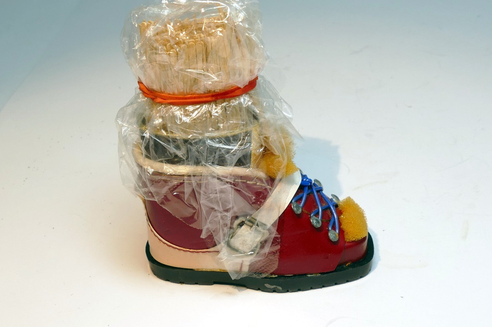 Vintage Mini Baby Shoe Toothpick Holder  Kitchen Decor
