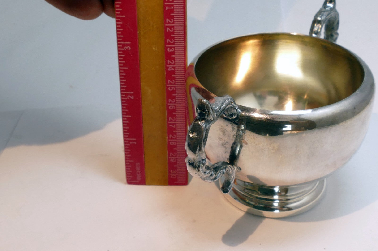 VIKING SILVER  PLATE E P COPPER SUGAR BOWL made in Canada  Lead Mounts for Tea