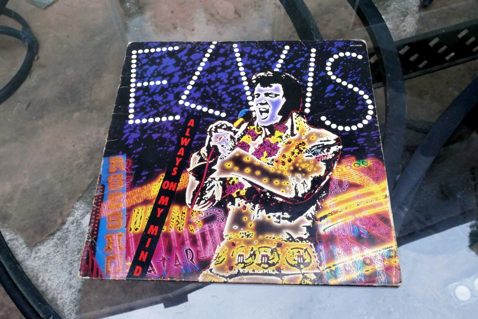 1985 Elvis Presley Always On My Mind AFL1-5430 anniversary- ALBUM ART COVER ONLY