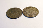 10 Centavos Guatemala, 72%SILVER pack of two lot 1987 1951 coins