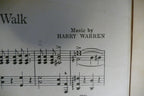 Wob-A-Ly Walk 1928 by Harry Warren and Bud Green, Shapiro, Bernstein and Co.
