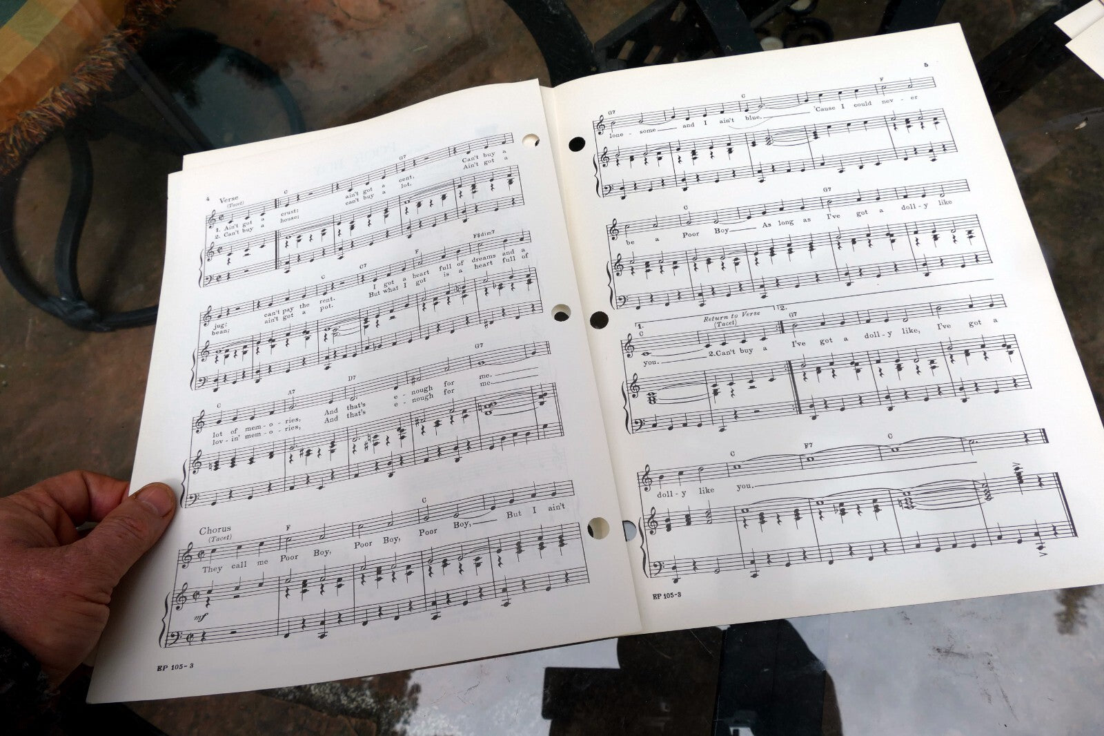 Poor Boy by Elvis Presley Vera Matson  1956 Sheet Music