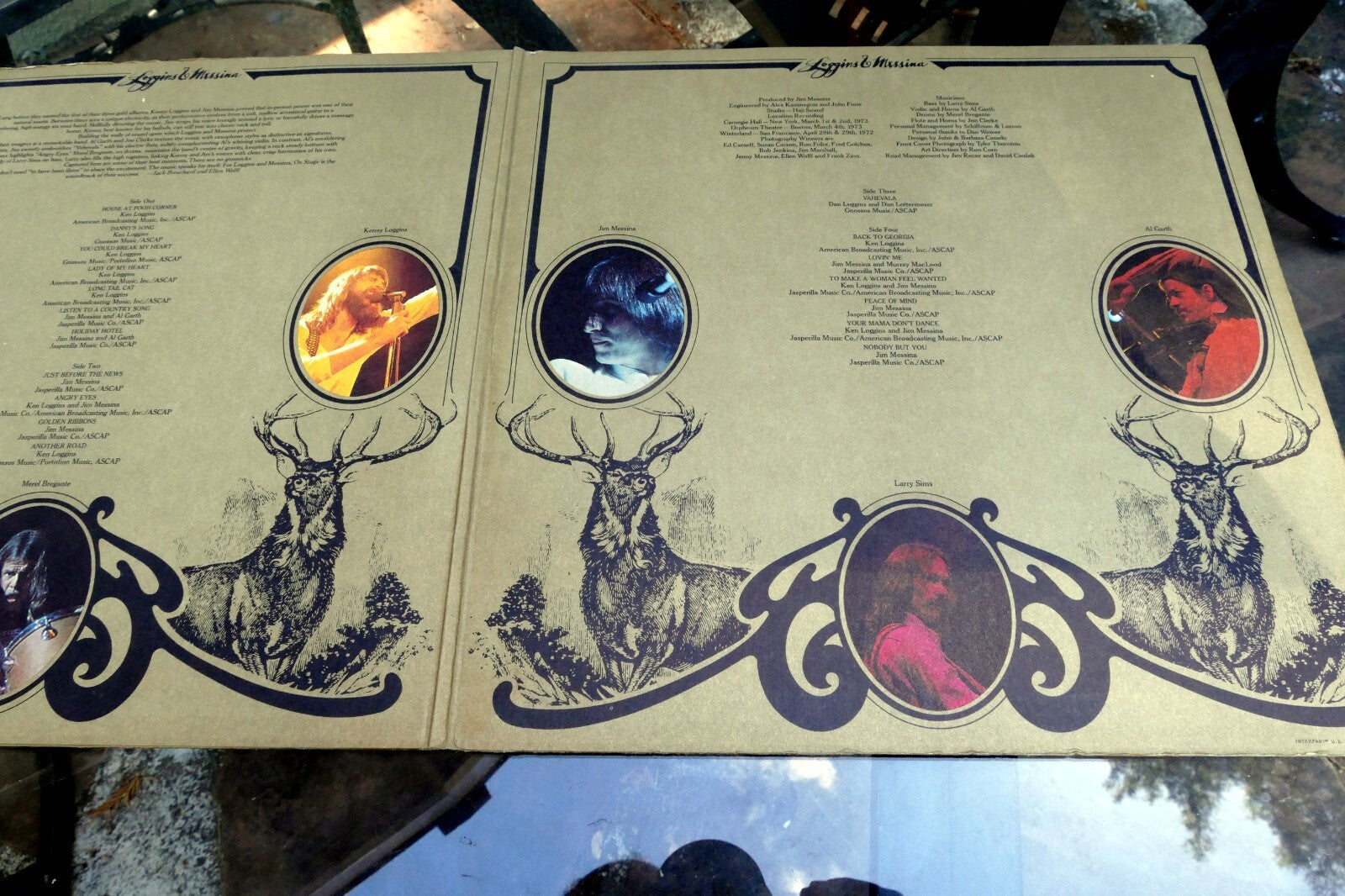1974 EXCELLENT COVER AND VG LPS,  Loggins And Messina ?– On Stage 32849 LP33