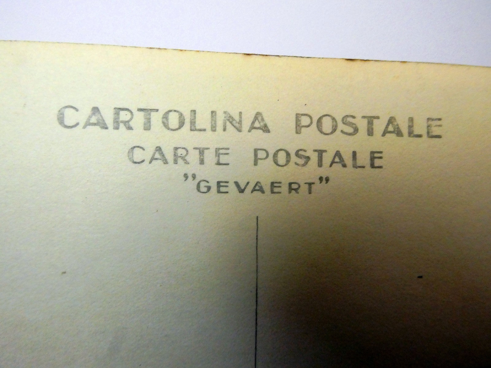 Cartolina Postale Carte "Gevaert" postcard AntiqueTaormina Italie 1900's unused