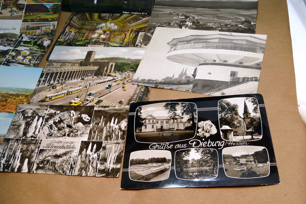 Baden Landshut Germany Unposted Postcard Lot pack of 11 Landscapes Towns 1960's