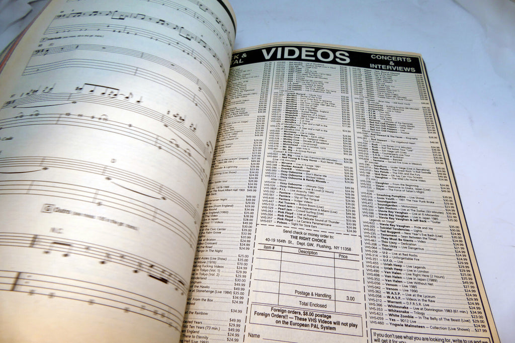 Guitar World Magazine September 1994 Pink Floyd Interview w/ David Gilmour