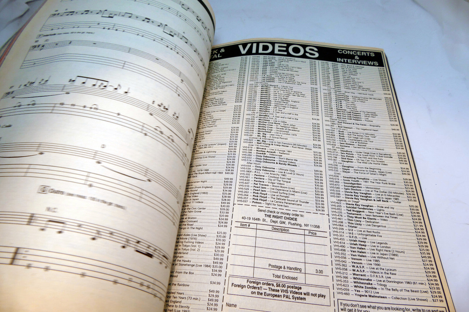 Guitar World Magazine September 1994 Pink Floyd Interview w/ David Gilmour