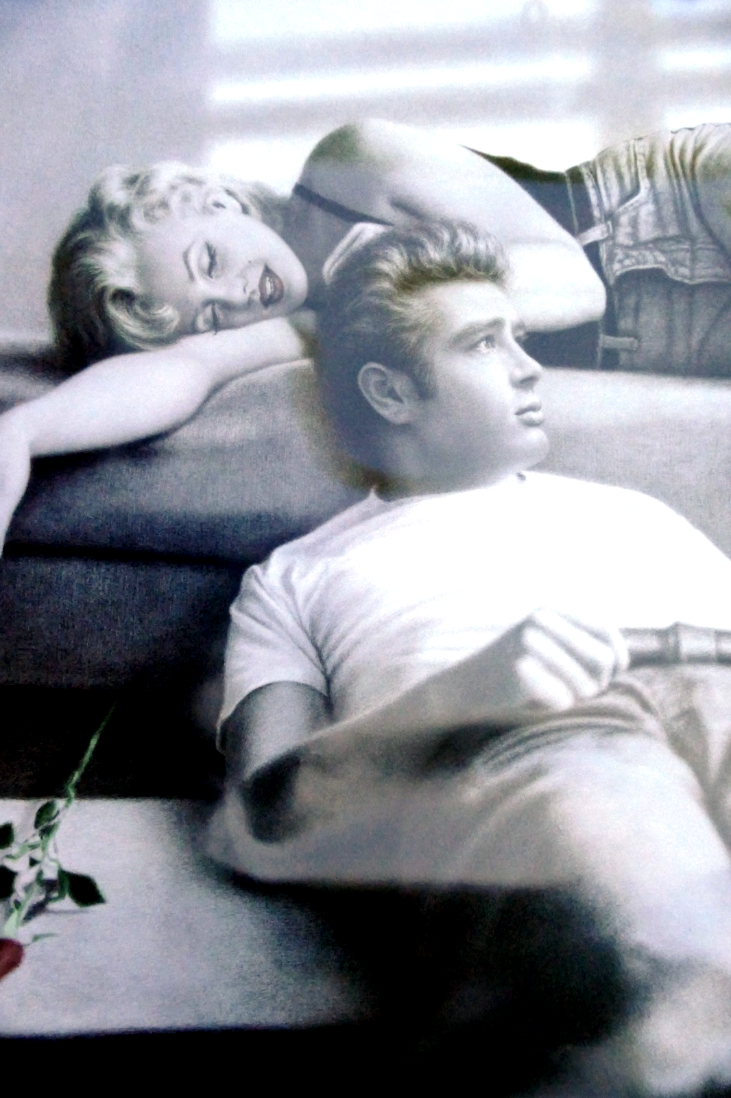 Marilyn monroe james dean icons art print 36in x 24in large wall poster