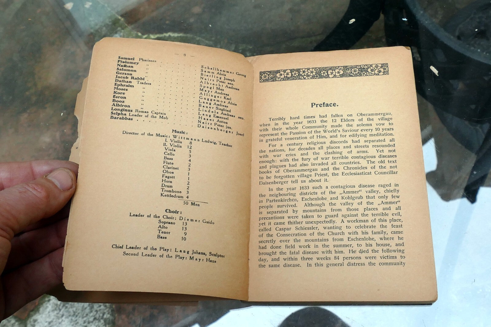 1922 Oberammergauer Passionsspiel Sheet Music Passion-play opera text religion
