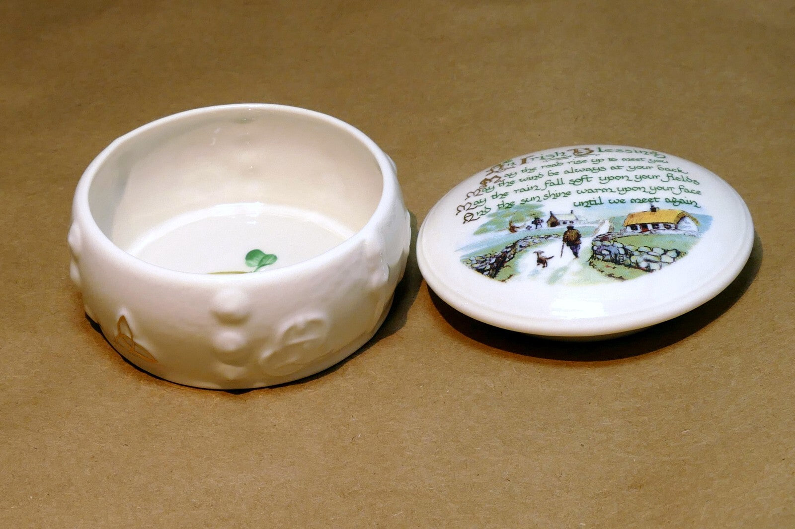 Belleek Gift Box Ireland Blessing Father day - untill we meat again