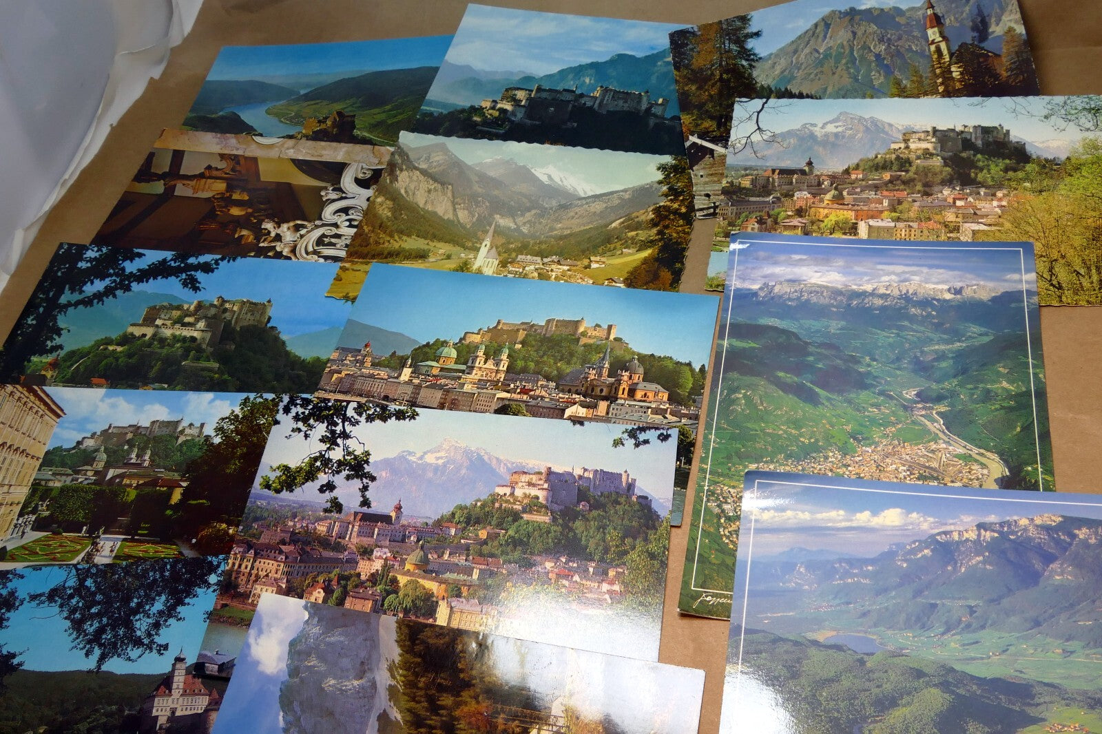 Salzburg austria unposted postcard lot pack of 14 landscapes castles 1960 80's