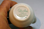 Bailey Walker Vitrified China Pottery Water Milk Pitcher   Bedford Oh small 3"