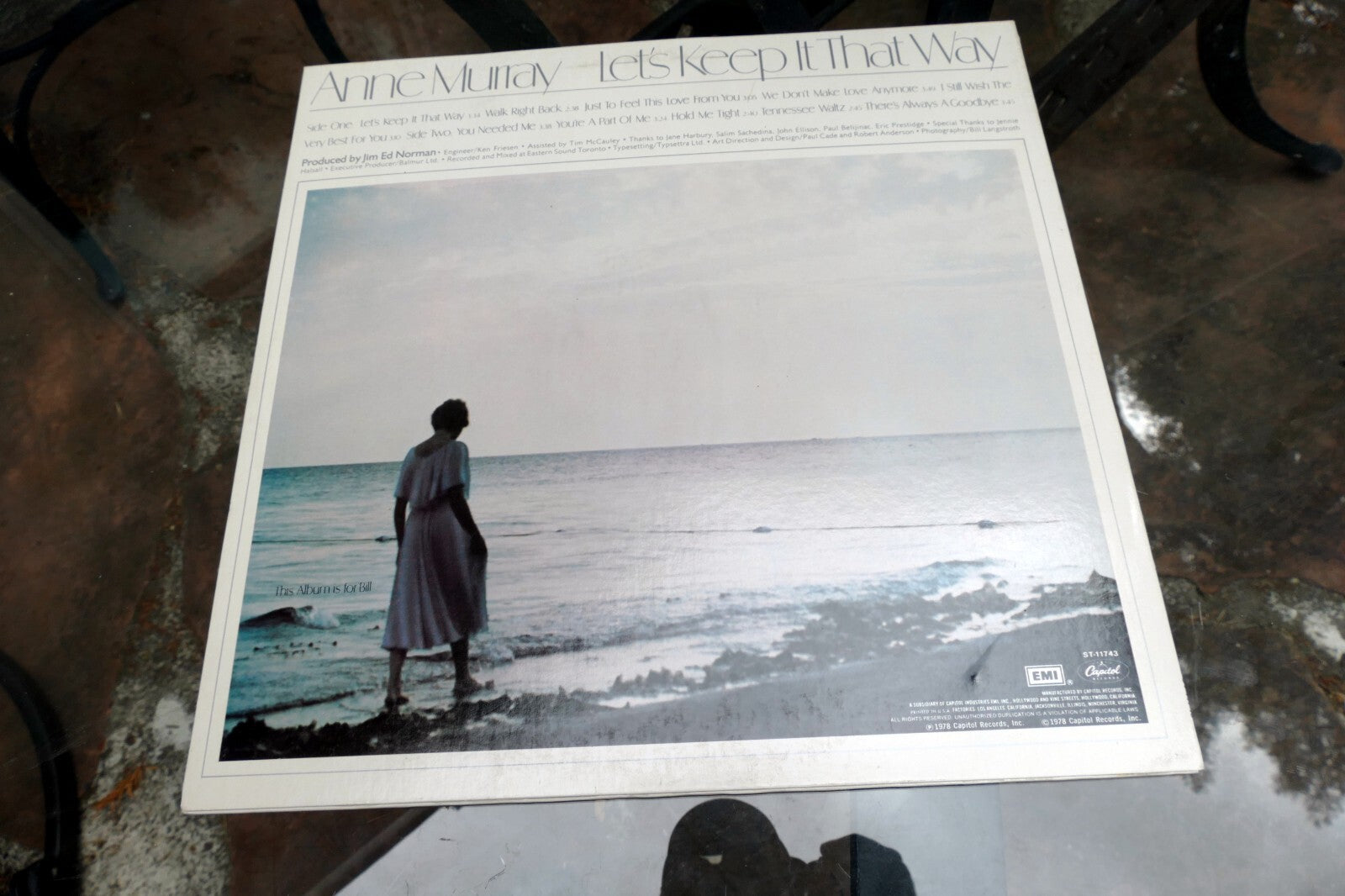 Anne Murray  LP  Let's Keep It That Way  Capitol  1978 ST-11743