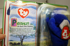 Peanut Beanie Baby 1995 Royal Blue 2000 McDonald's Legends New Unopened