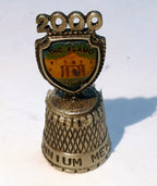 Thimble souvenir hand crafted the alamo 2000 millennium texas us metal