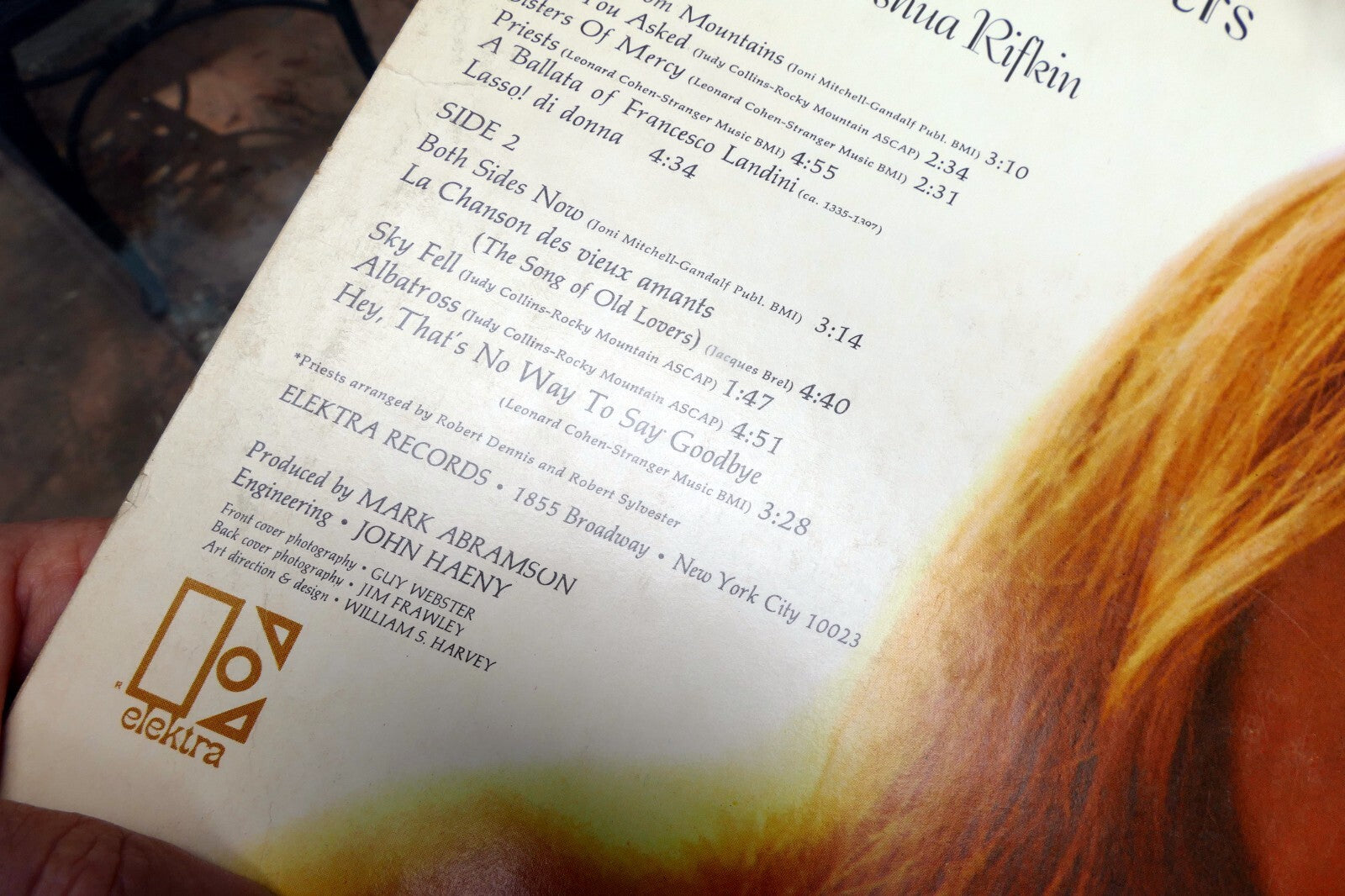 JUDY COLLINS WILDFLOWERS EKS-74012 LP VINYL RECORD Elektra