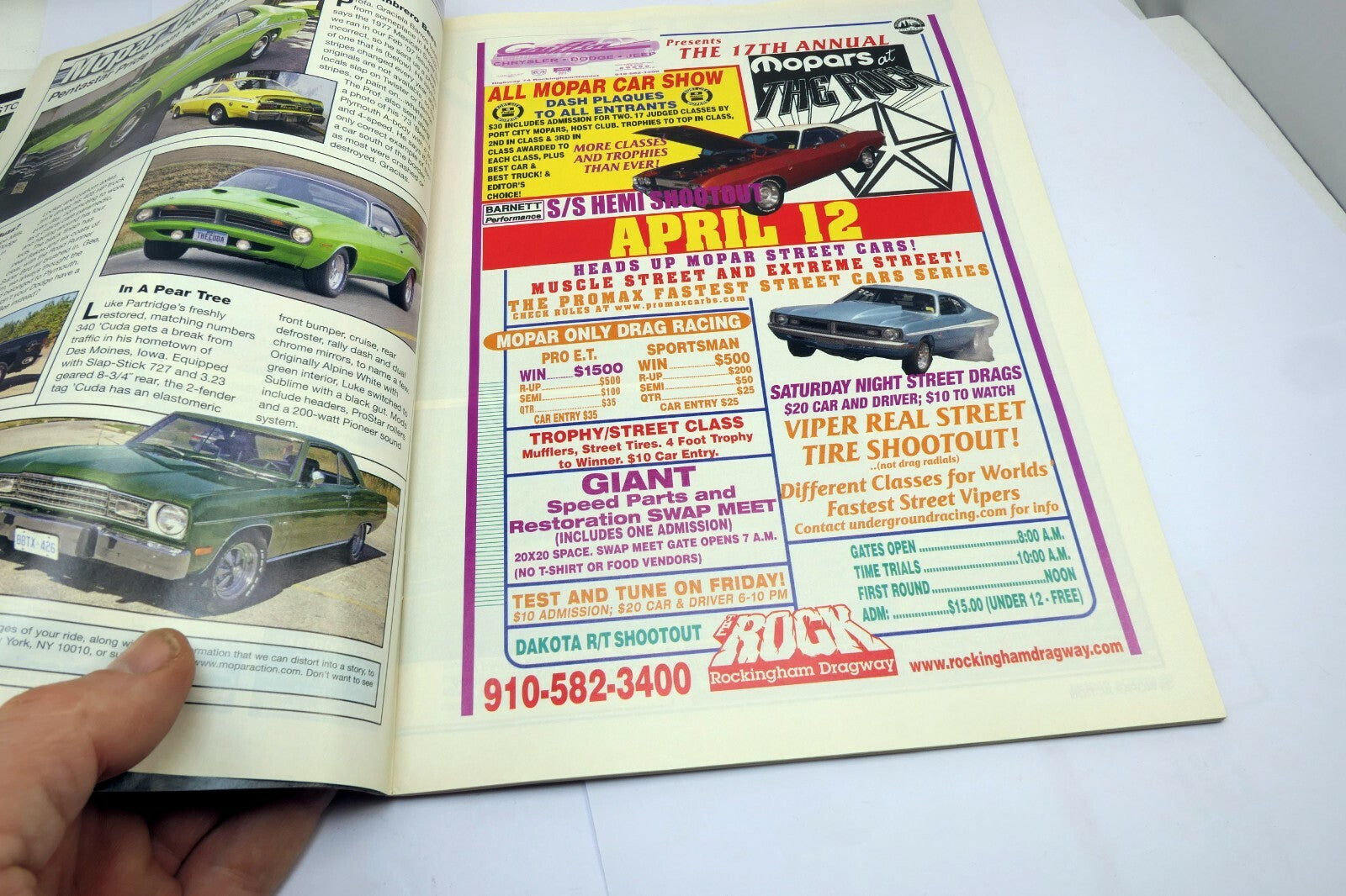 Mopar Action Car Magazine April 2008 New Cuda '09 Challenger HEMI RAM NST