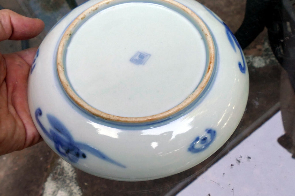 Japanese Imari-ware Colored porcelain Gold Peach PLATE/dish