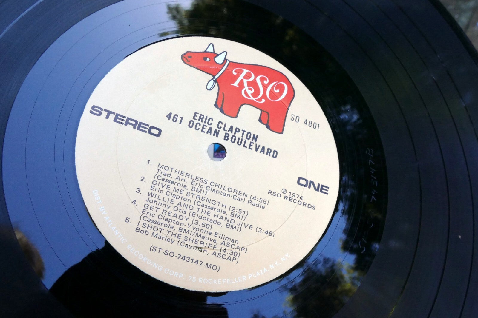 ERIC CLAPTON • 461 Ocean Boulevard • Gatefold LP Vinyl Record RSO 4801  1974