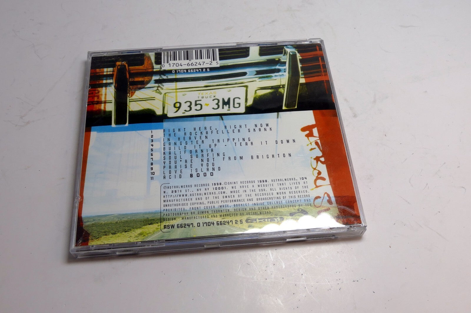 Fatboy Slim : You've Come A Long Way, Baby CD 0 1704 66247-2 Skint Records