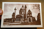 Wien - Karlskirche  postcard Austria 1930's  - unposted