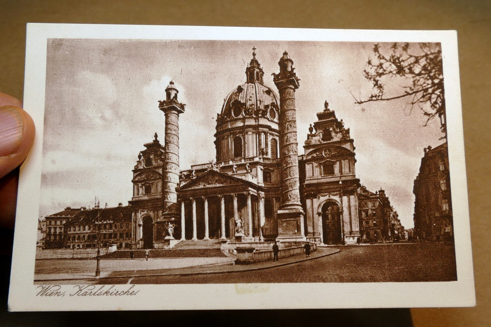Wien - Karlskirche  postcard Austria 1930's  - unposted