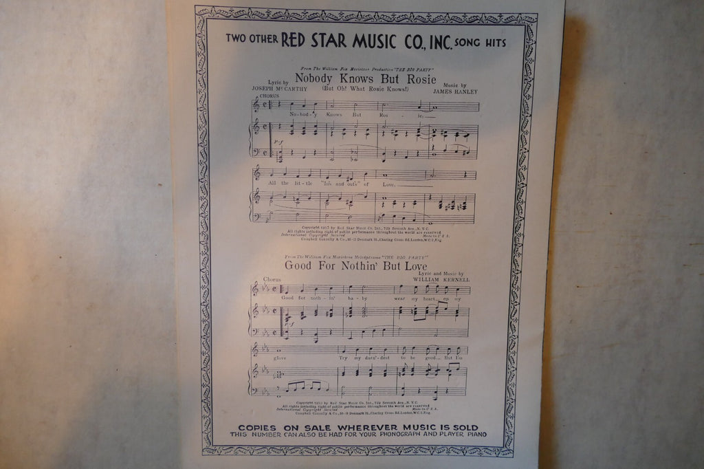 I'm Tellin' The World About You 1930, The Golden Calf,Cliff Friend&Jimmie Monaco