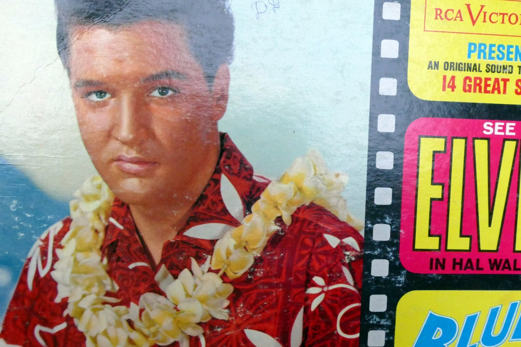 1961 elvis presley blue hawaii lpm 2426 rca victor   vinyl album art cover only