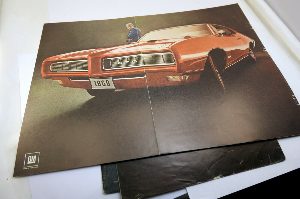 1968 Pontiac GTO 455 original magazine foldout ad advertisement Hot Rod