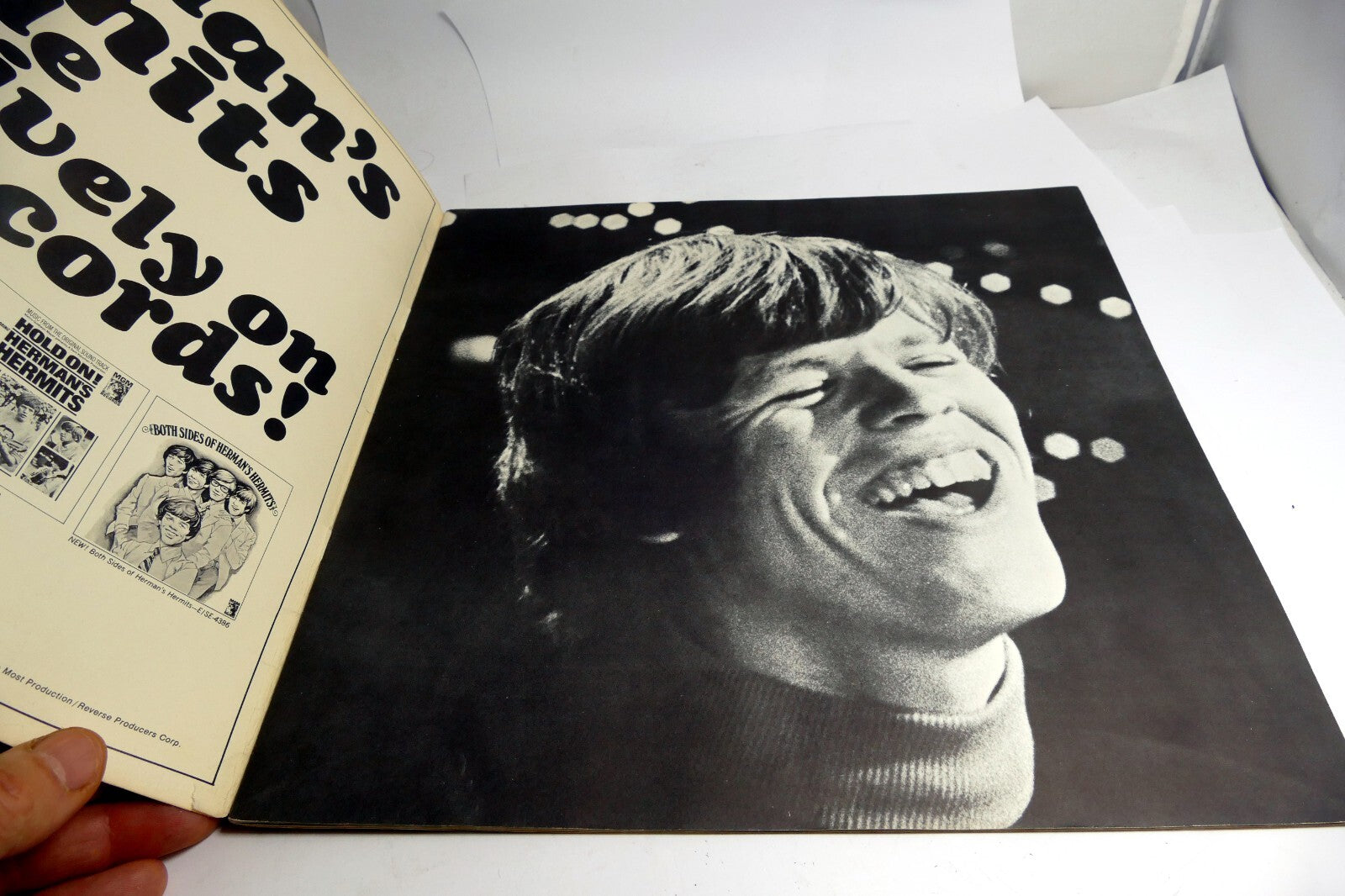 Herman's Hermits  booklet  Concert Tour photo book 1966  Advertisement Pamphlet