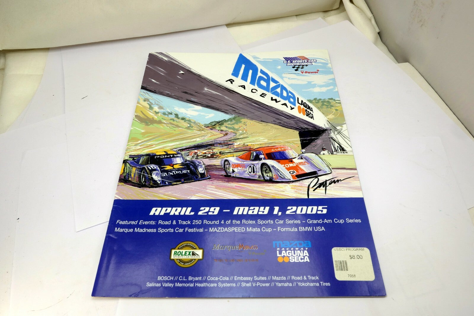 Mazda Laguna Seca Raceway 2005  Road & Track 250 round  Grand -Am Brochure