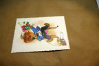 Adolf KORSCH VERLAG Postcard Munchen Boy Flowers on a Phone - Unposted Art