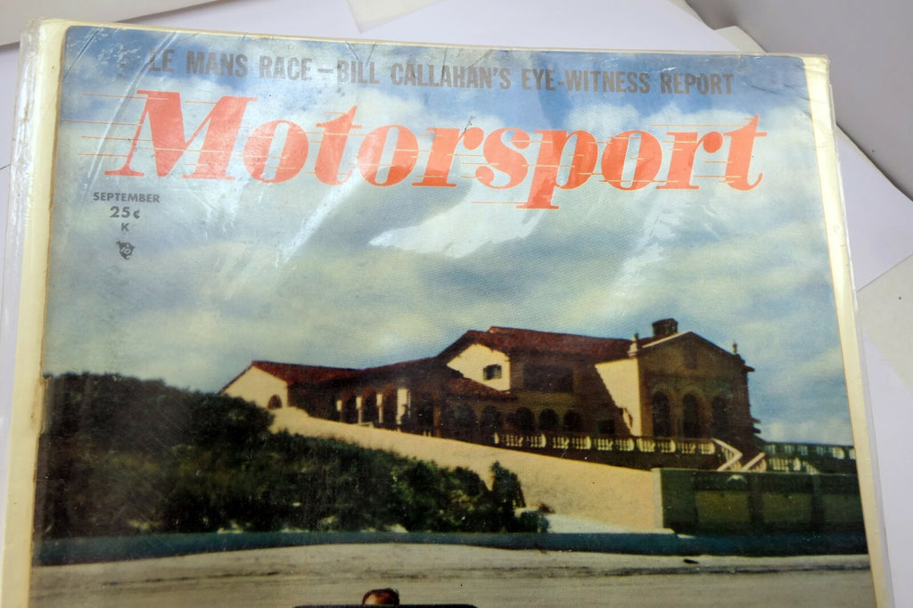 Motorsport  Magazine September 1951 Le Mans Race by Bill Callahan report